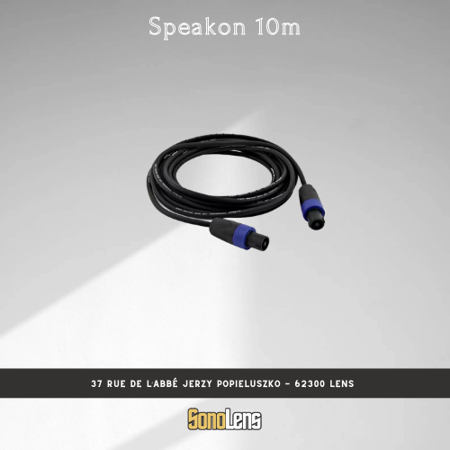Location câble Speakon 10m