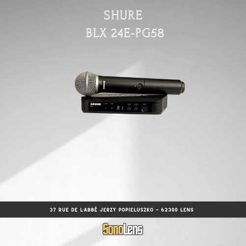Location Micro HF Shure BLX24E-PG58