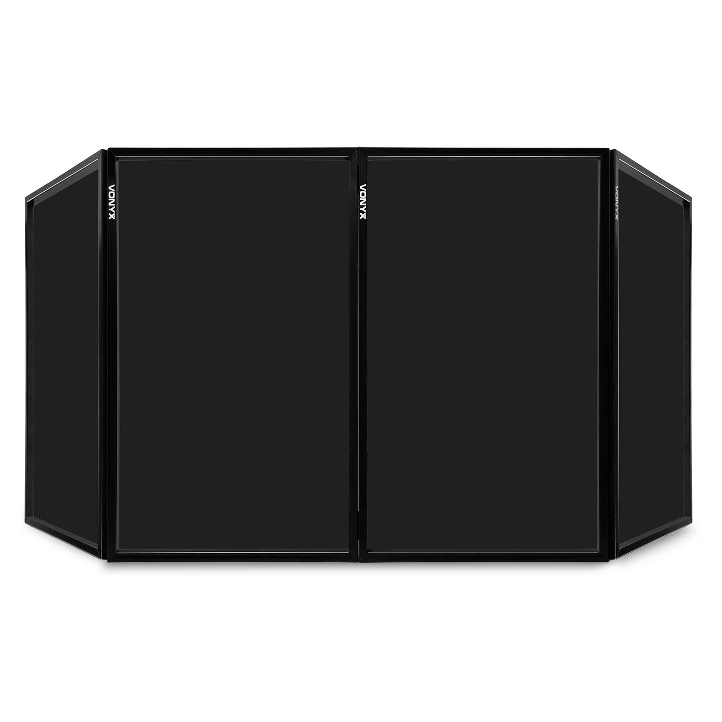 Ecran DJ dépliable 120 x 70, noir (4 panneaux) - DB2B