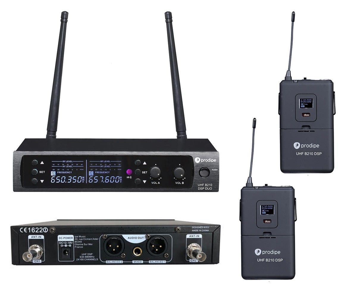 Prodipe - B210 UHF LAVALIER DOUBLE / DUO