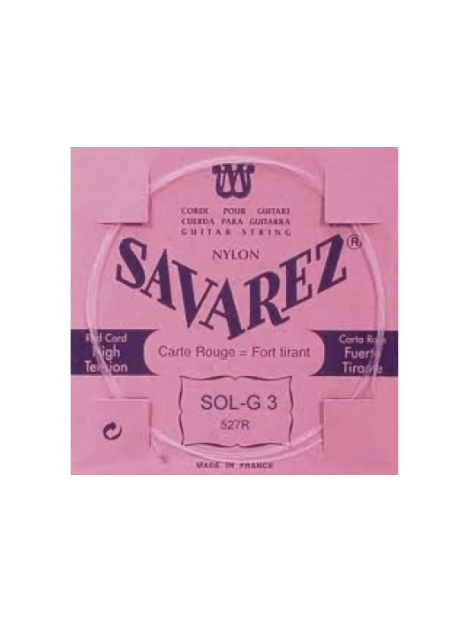 Savarez - SOL-3 ROUGE FILEE M/AR - CSA 527R 