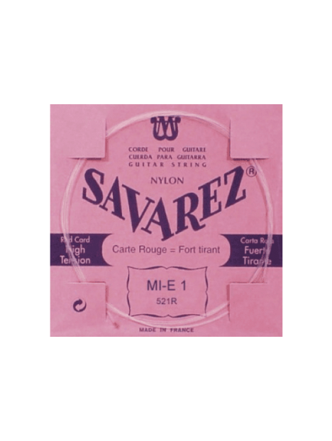 Savarez - MI-1 ROUGE NYLON RECT - CSA 521R 