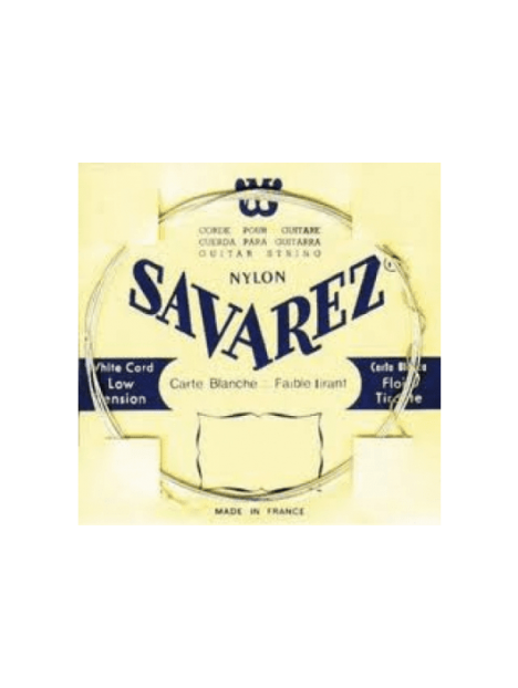 Savarez - SOL-3 BLANC NYLON RECT - CSA 523B 