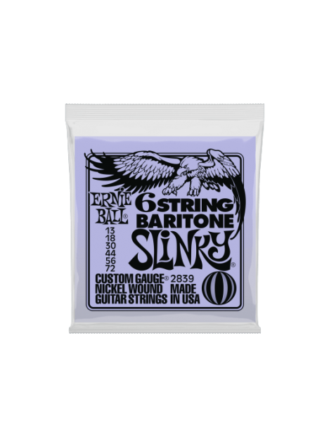 Ernie Ball - Slinky baryton boule fine !13-18p-30-44-56-72 - CEB 2839 