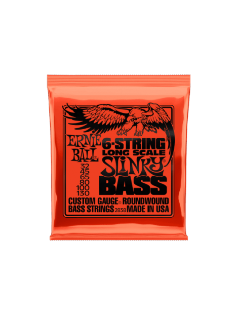 Ernie Ball - Slinky long scale 6 cordes 32-130 - CEB 2838 