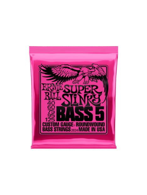 Ernie Ball - Super slinky 5 cordes 45-125 - CEB 2824 