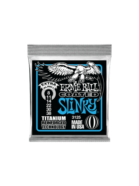 Ernie Ball - Slinky rps coated titanium 8-38 - CEB 3125 