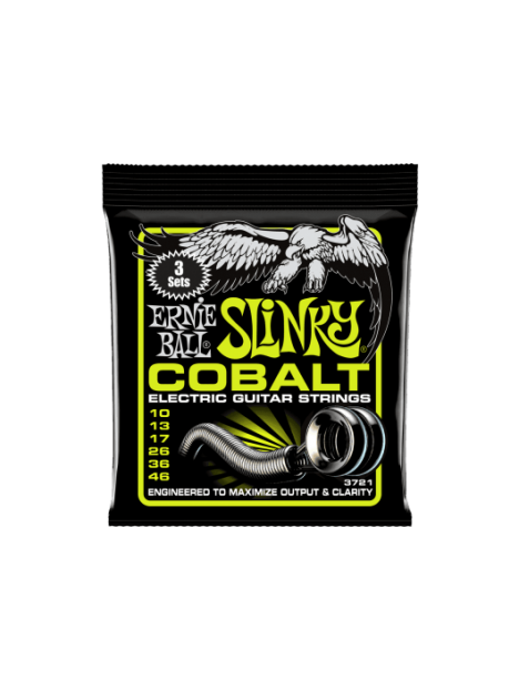 Ernie Ball - Slinky cobalt 10-46 - pack de 3 - CEB 3721 