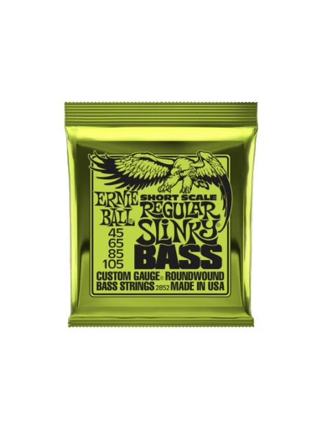 Ernie Ball - Slinky nickel wound regular slinky short scale 45-105 - CEB 2852 