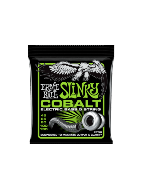 Ernie Ball - Slinky cobalt /5 cordes 45-130 - CEB 2736 