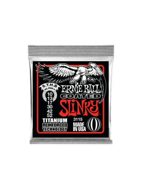 Ernie Ball - Slinky rps coated titanium 10-52 - CEB 3115 