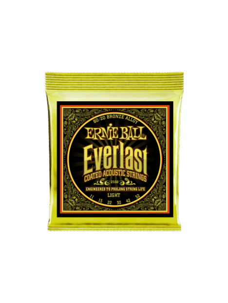 Ernie Ball - Everlast coated 80/20 bronze light 11-52 - CEB 2558 
