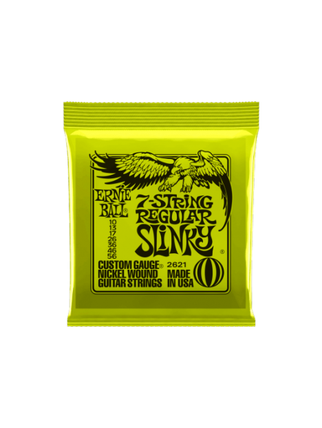 Ernie Ball - Regular slinky 7 cordes 10-56 - CEB 2621 