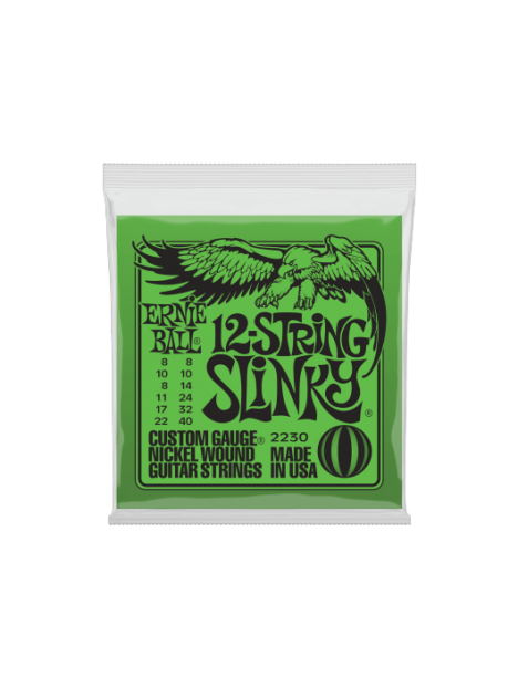 Ernie Ball - Slinky 12 cordes 8-40 - CEB 2230 