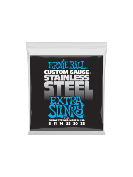 Ernie Ball - Slinky stainless steel 8-38 - CEB 2249 