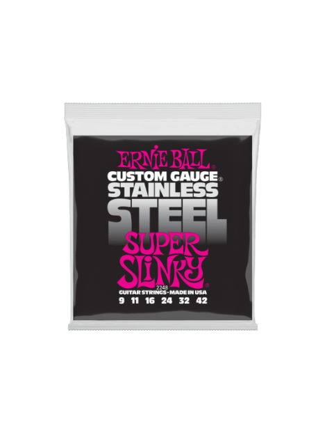 Ernie Ball - Slinky stainless steel 9-42 - CEB 2248 