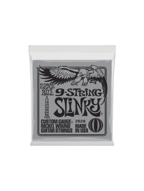 Ernie Ball - Slinky 9 cordes 9-105 - CEB 2628 