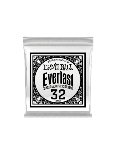 Ernie Ball - Everlast coated 80/20 br onze 32 - CEB 10332 