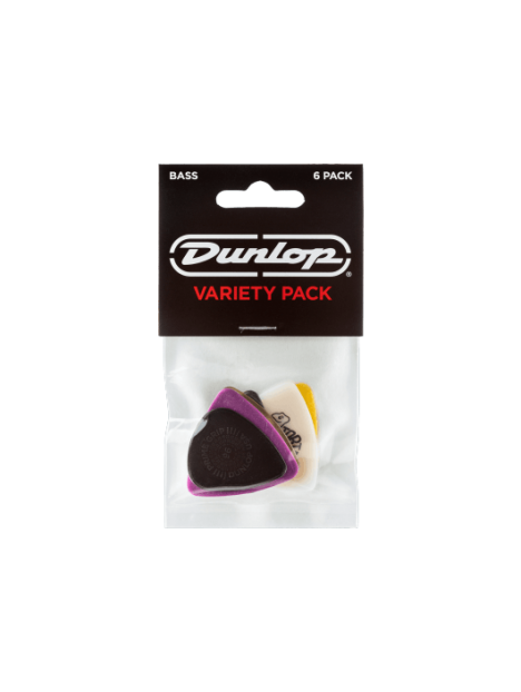 Dunlop - Variety Pack Basse, Player's Pack de 6 - ADU PVP117 