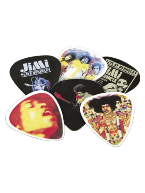 Dunlop - Jimi Hendrix Experienced medium boîte de 12 - ADU JH-PT01M 