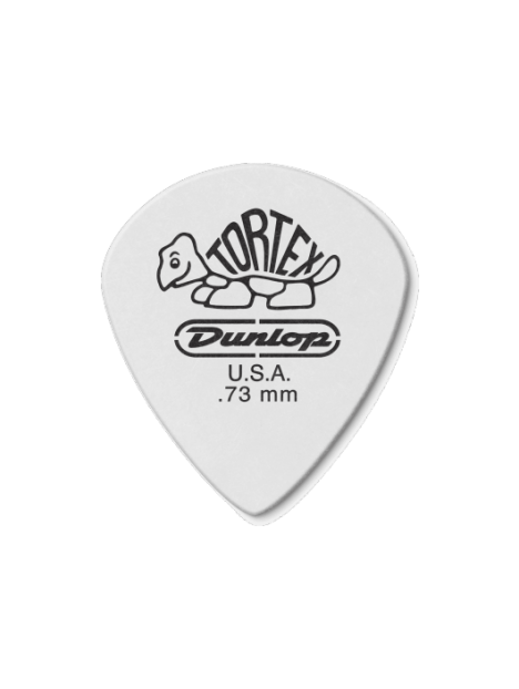 Dunlop - Tortex White Jazz III 0,73mm sachet de 12 - ADU 478P73 