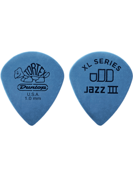 Dunlop - Tortex Jazz III XL 1,00mm sachet de 12 - ADU 498P100 