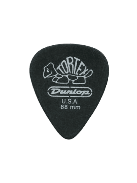 Dunlop - Tortex Pitch Black 0,88mm sachet de 12 - ADU 488P88 