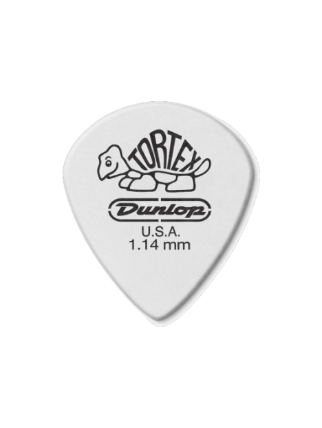 Dunlop - Tortex White Jazz III 1,14mm sachet de 72 - ADU 478R114 