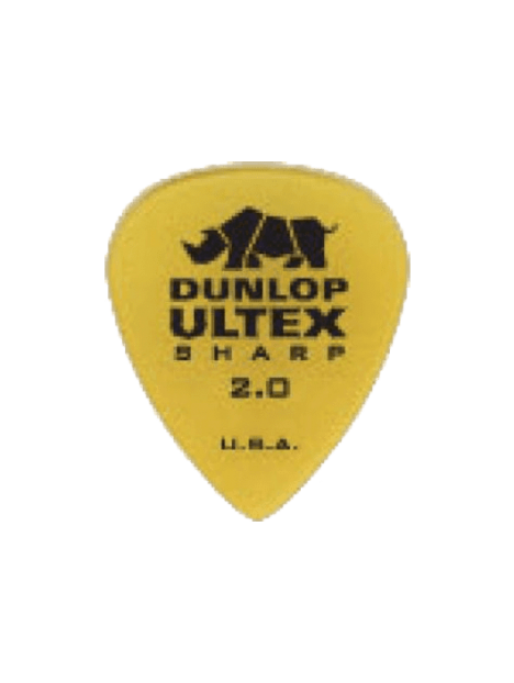 Dunlop - Ultex Sharp 2,00mm sachet de 6 - ADU 433P200 