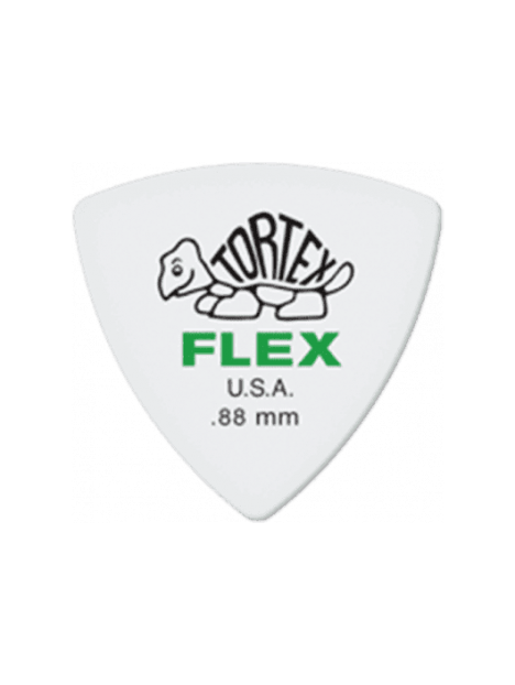 Dunlop - Tortex Flex Triangle 0,88mm sachet de 72 - ADU 456R88 