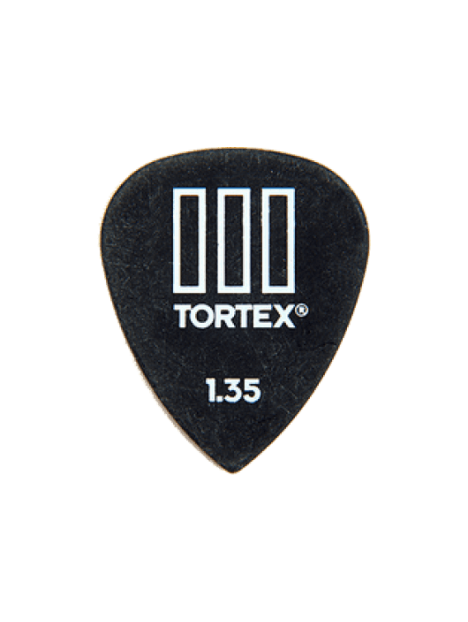 Dunlop - Tortex T3 1,35mm sachet de 12 - ADU 462P135 