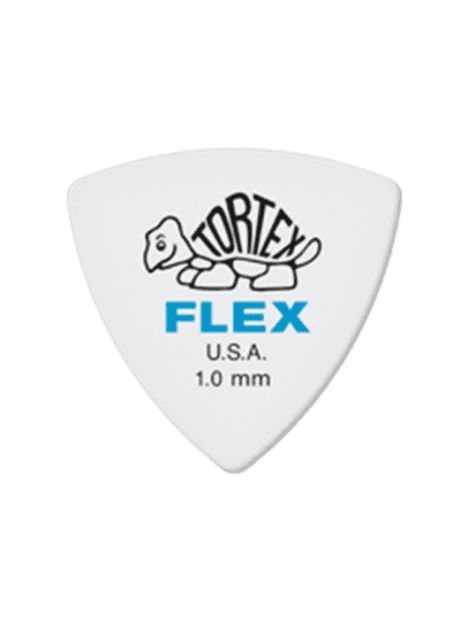 Dunlop - Tortex Flex Triangle 1,00mm sachet de 6 - ADU 456P100 