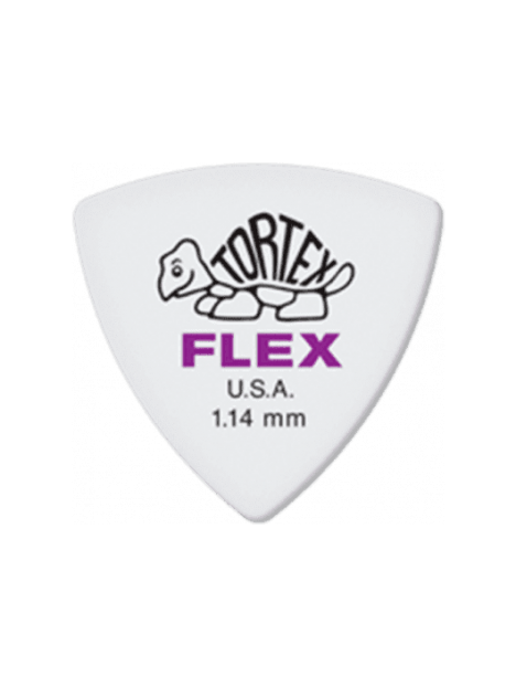 Dunlop - Tortex Flex Triangle 1,14mm sachet de 6 - ADU 456P114 