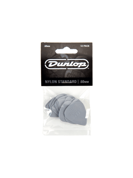 Dunlop - Nylon 0,60mm sachet de 12 - ADU 44P60 