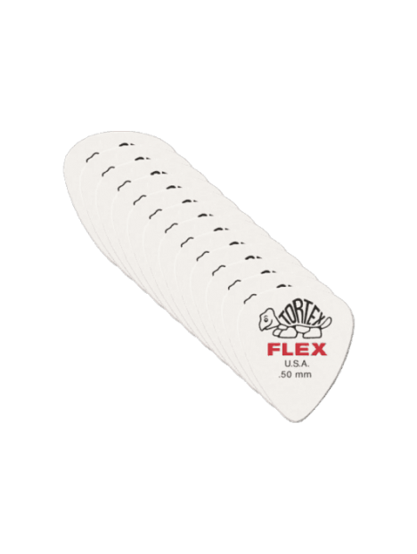 Dunlop - Tortex Flex 0,50mm sachet de 12 - ADU 428P50 