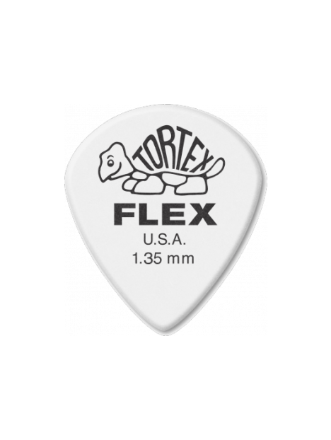 Dunlop - Tortex Flex Jazz III XL 1,35mm sachet de 12 - ADU 466P135 