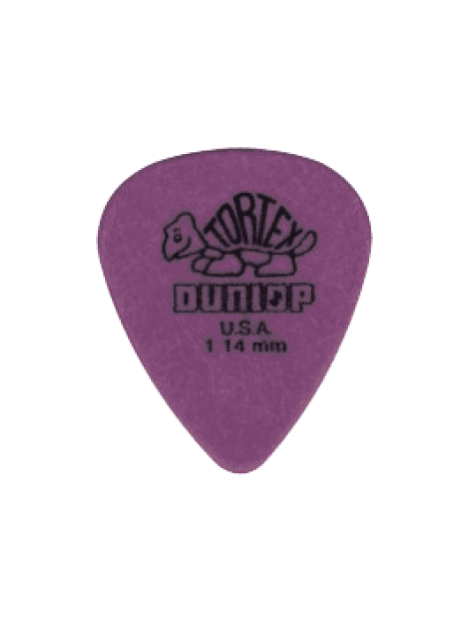 Dunlop - Tortex 1,14mm sachet de 72 - ADU 418R114 