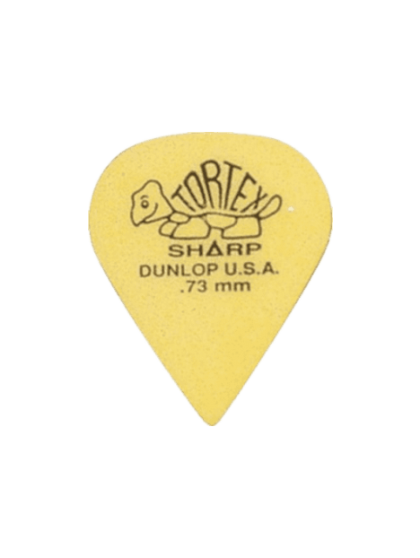 Dunlop - Tortex Sharp 0,73mm sachet de 12 - ADU 412P73 