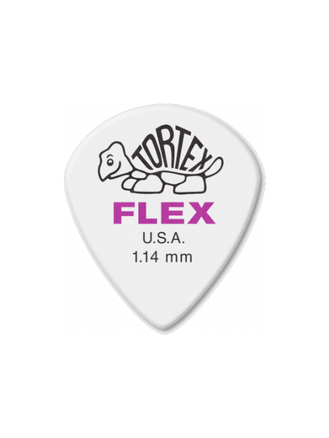 Dunlop - Tortex Flex Jazz III XL 1,14mm sachet de 12 - ADU 466P114 