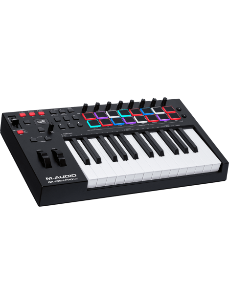 Piano numérique Électronique - 25 touches MIDI + 8 pads de batterie -  Clavier avec bluetooth
