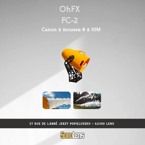 Location canon à mousse FC2 gros débit + 10L de liquide + Trépied