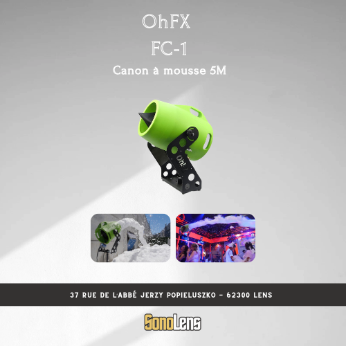 Location canon à mousse FC1 gros débit + 10L de liquide + Trépied