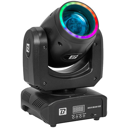 Lyre Beam BoomTone DJ Maxi Beam 60 - Projecteur LED Motorisé RGBW, Faisceau Serré 2°, DMX