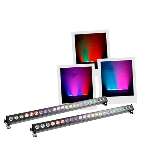 BoomTone DJ - Pack ColorPix 24x3W RGB (la paire)