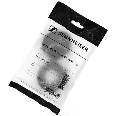 Sennheiser - HD 25 Ear Pads Velour Black (la paire)