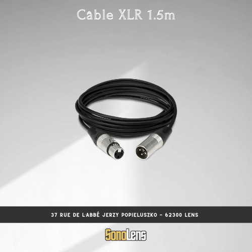 Location câble XLR 1,5m