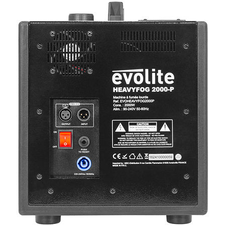 Evolite - HeavyFog 2000-P + 1 an de liquide