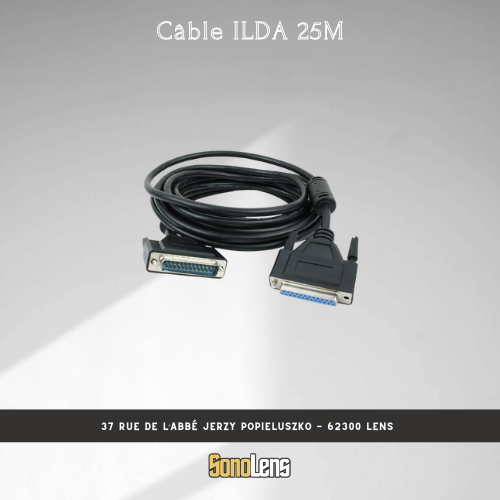 Location câble ILDA 25M
