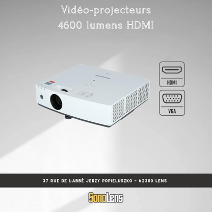 Location Vidéoprojecteur - 4600 lumens