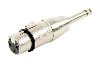 Plugger - Adaptateur XLR Femelle - Jack Mâle Mono Easy